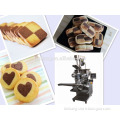 Multi-function two color double flavor filled cookie making machine